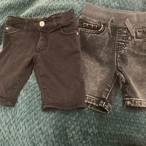 Two pairs of toddler boys shorts